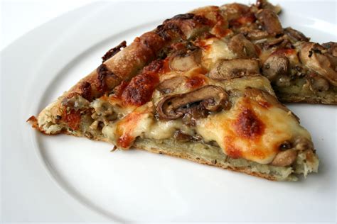 Mushroom Pesto Pizza