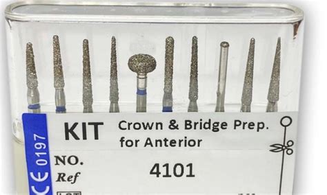 CROWN PREPARATION BUR KIT FOR ANTERIOR / DENTAL BURS 10PCS | Lazada PH