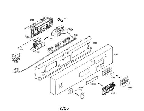 Bosch Dishwasher Parts: Bosch Dishwasher Parts Control Panel