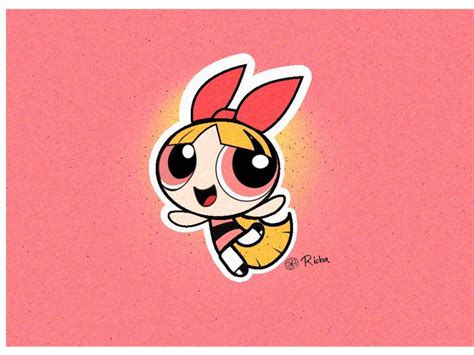 Powerpuff girl - Blossom by Richa Banka on Dribbble