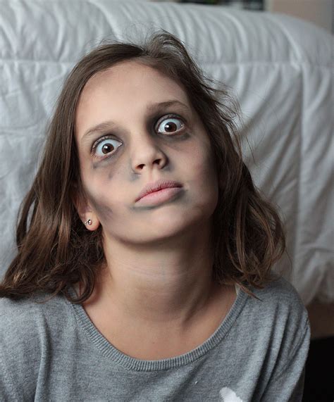 Simple Zombie Makeup For Kids | Kids zombie makeup, Zombie makeup ...