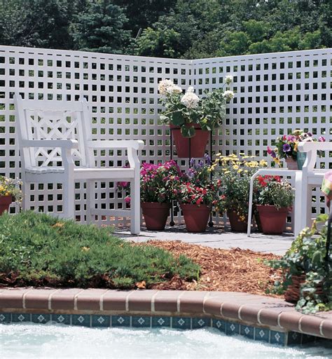 White Wood Lattice Panels White Privacy Lattice For Sale In Greater ...