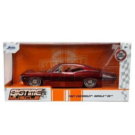 JADA BIGTIME MUSCLE 1967 CHEVROLET IMPALA SS DIECAST MODEL 1/24 SCALE ...