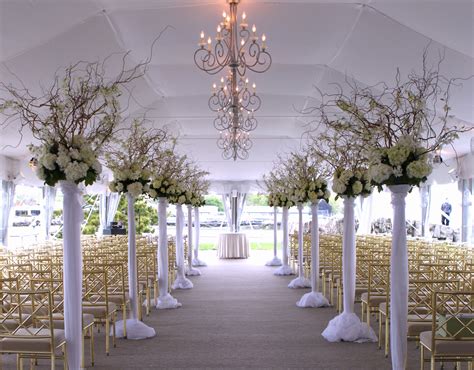 Aisle Stands with arrangements | Westchester wedding, Ceremony decorations, Florist