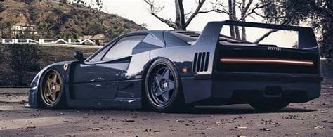 Modernized Ferrari F40 Rendered as Twin-Turbo Monster - autoevolution