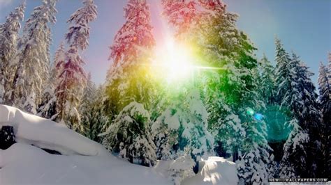 Snow Rainbow Circle | Winter wallpaper, Free winter wallpaper, Snow images