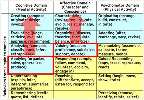 Affective Domain Examples In Math