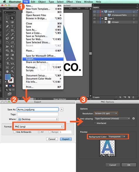 This tutorial describes how to create a png file from an adobe ...