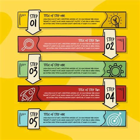 Free Vector | Hand drawn infographic steps | Graphic design infographic, Infographic design ...