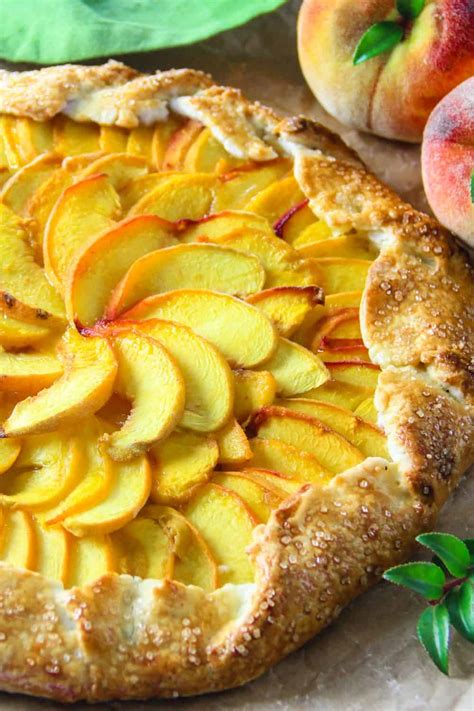 Easy Peach Galette Recipe - Simply Home Cooked