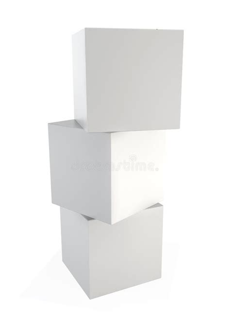 Three cubes stock illustration. Illustration of block - 30173078