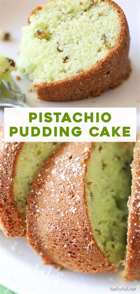 Easy Pistachio Cake Recipe - Belly Full