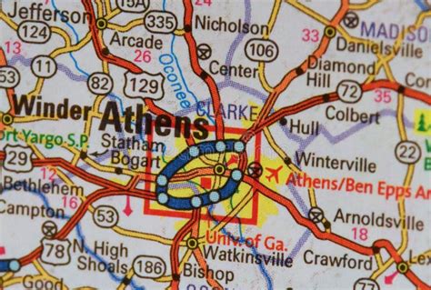 Athens Georgia Map Stock Photos - Free & Royalty-Free Stock Photos from Dreamstime