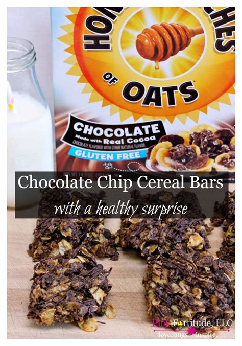 Chocolate Chip Cereal Bars with a Healthy Surprise - Pink Fortitude, LLC