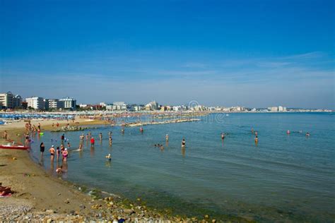 Coast and Beach of Cattolica on Riviera Romagnola, Italy Editorial ...