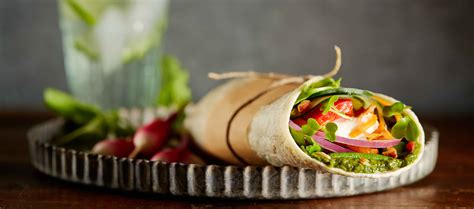 Veggie Pesto Wraps - La Tortilla Factory