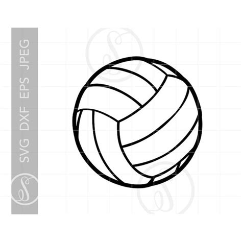 Volleyball SVG | Volleyball Clipart | Volleyball Silhouette - Inspire ...