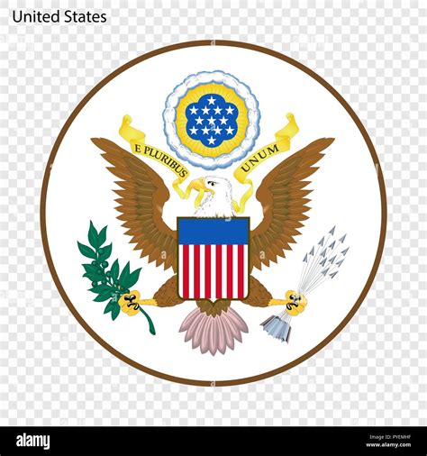 Symbol of United States . National emblem Stock Vector Image & Art - Alamy