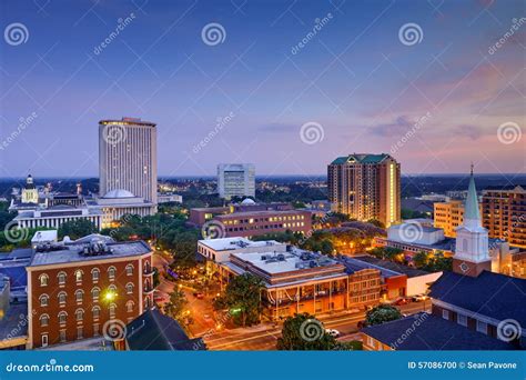 Tallahassee Skyline stock photo. Image of building, town - 57086700