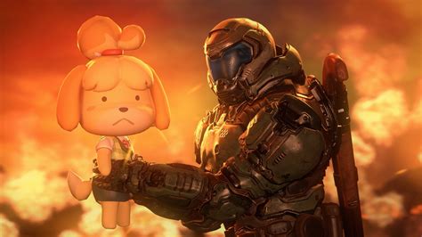 Fan-Art: Isabelle And The Doom Slayer Team Up Against Hellish Forces In This Animated Short ...