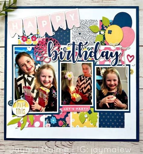 12 Birthday Scrapbook Layout Ideas – Scrap Booking