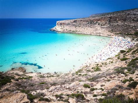 Lampedusa Island Panoramic Rabbit Beach View Photograph by Sergio Eschini