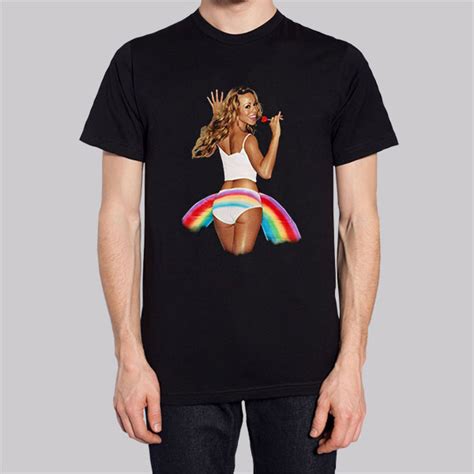 Album Merch Tour Mariah Carey Rainbow Hoodie Cheap | Made Printed