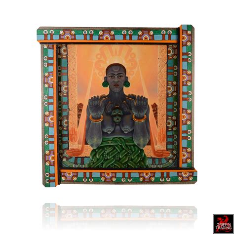 Aztec Goddess Coatlicue Painting | For sale at Griffin Trading | Dallas