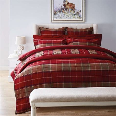 Dorma Livingston Red Bedspread | Dunelm | Red duvet cover, Red bedding ...