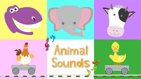 Animal Sounds - learn animal and sounds of animals (Songs For Children) - YouTube