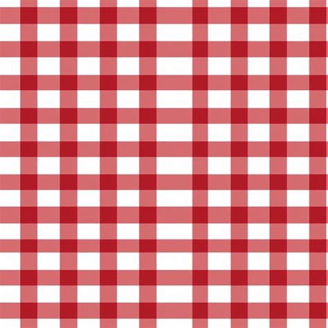 Premium AI Image | The red checkered pattern of the checkered fabric.