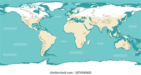 World Map Continents Names Oceans Illustration Stock Vector (Royalty Free) 1893546925 | Shutterstock
