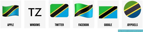 Download Tanzania_ Flag_ Emoji_ Variations | Wallpapers.com