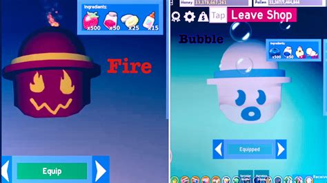 Fire Mask Vs. Bubble Mask | Bee Swarm Simulator - YouTube