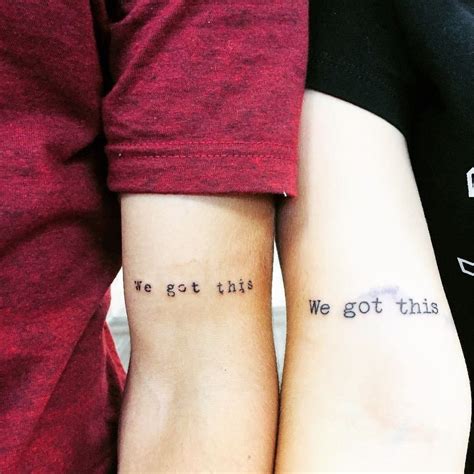 CafeMom.com : Phrase Brother-Sister Tattoo : 20 Brother-Sister Tattoos That Show Major Sibling ...