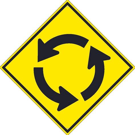 Roundabout Sign