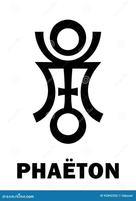 Astrology: Destroyed Planet PHAETON Vector Illustration | CartoonDealer ...