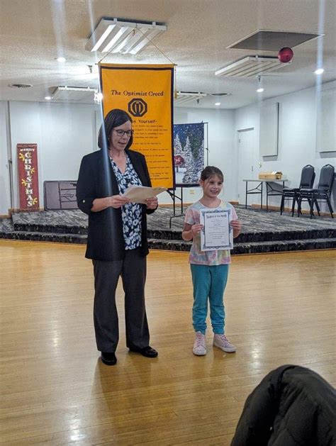 Noon Optimist Award | Wapakoneta Elementary