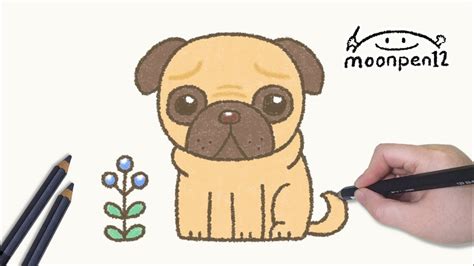 How To Draw A Pug Art For Kids Hub