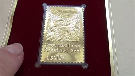 22Kt. Golden Replicas of U.S. Stamps #4 - YouTube