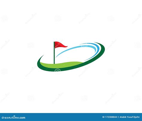 Golf symbol vector icon stock vector. Illustration of isolated - 172308844