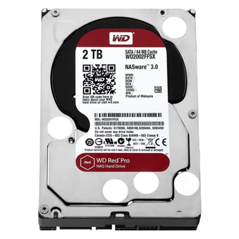 HDD WD 2TB WD2002FFSX 64MB 7200rpm Red Pro