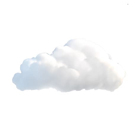 cloud 3d Render on transparent background 21357793 PNG