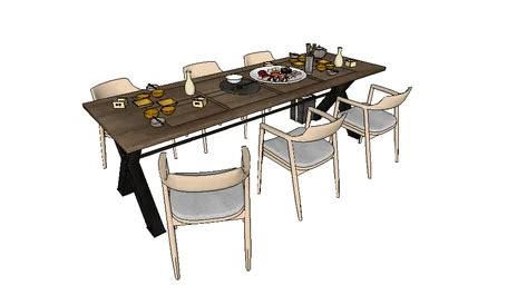 Dining Table And Chairs Skp - Star7 Furniture