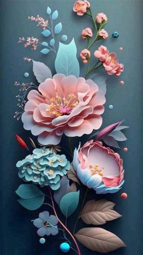 floral wallpaper in 2023 | Art gallery wallpaper, Android wallpaper ...