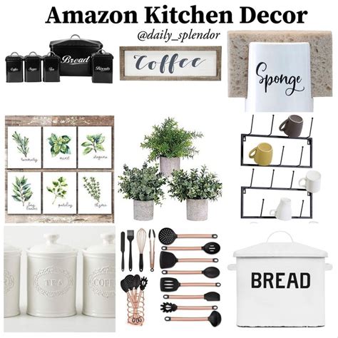 Amazon Kitchen Decor | Daily Splendor | Amazon kitchen decor, Kitchen ...