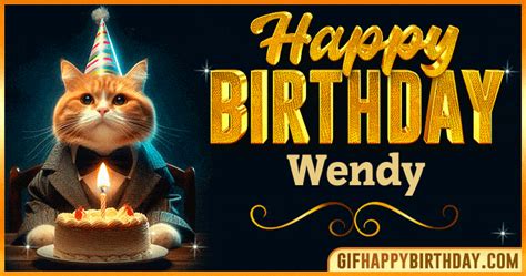 Happy Birthday Wendy GIF Images