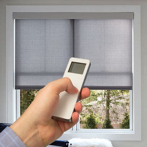 Most of our blinds and shades come with the option to be motorized! | Remote blinds, Blinds for ...