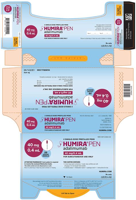 Humira - FDA prescribing information, side effects and uses