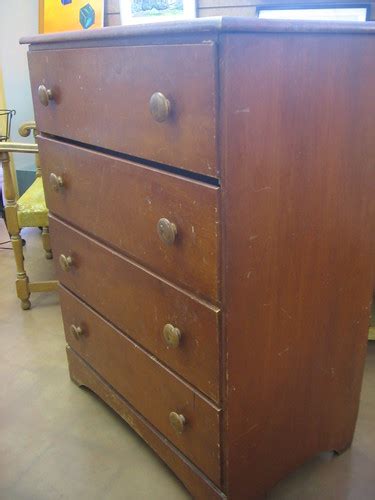 SOLD: Antique 4-drawer dresser. Starting at $85. | 32.5" wid… | Flickr